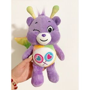Care Bears Spring Butterfly Share Bear Purple Plush
